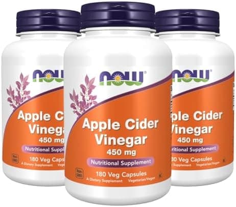Now Foods - Apple Cider Vinegar 450 mg 180 Capsules (Pack…