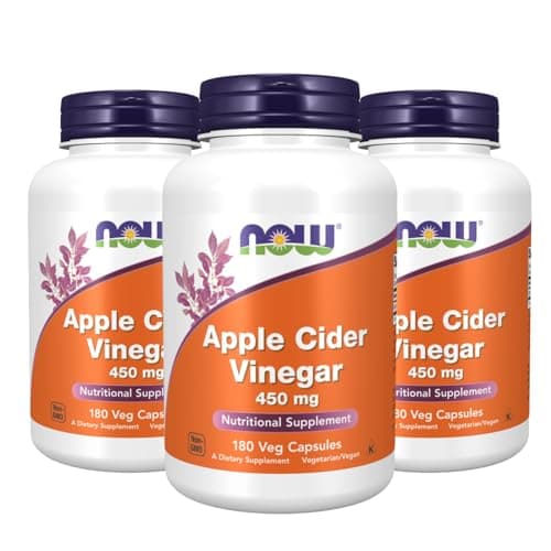 Now Foods - Apple Cider Vinegar 450 mg 180 Capsules (Pack…