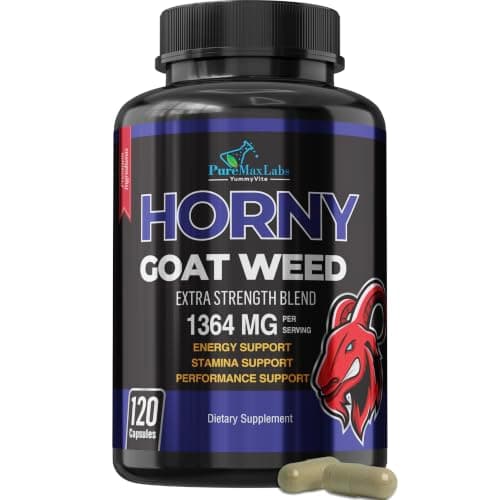 YUMMYVITE Horny Goat Weed Extra Strength -120 Capsules w. Maca