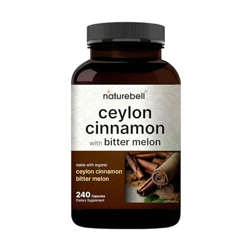 NatureBell Organic Ceylon Cinnamon with Bitter Melon Extract