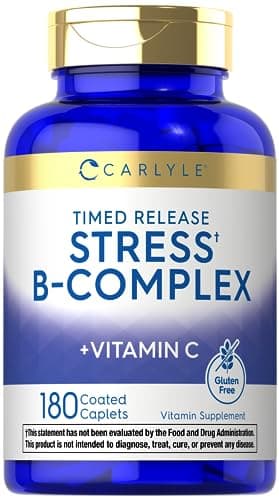 Carlyle Stress B Complex with Vitamin C | 180 Caplets |…