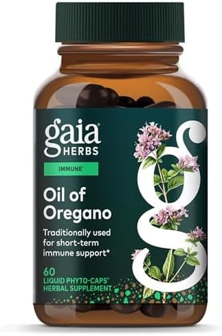 Gaia Herbs Oil of Oregano Capsules - 230 mg Oregano Leaf…