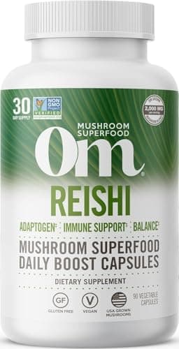 OM MUSHROOM SUPERFOOD Reishi Mushroom Capsules Superfood…