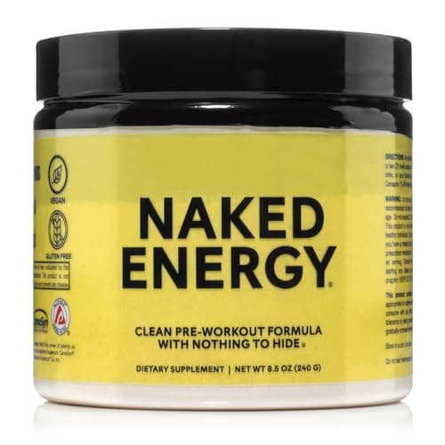 NAKED Energy - Pure Pre Workout Powder for Men and Women