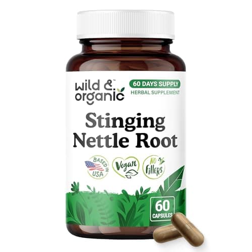 Wild & Organic Stinging Nettle Root Capsules - Urinary Support…