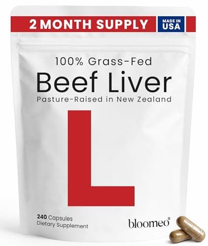 Beef Liver Capsules - Beef Organ Supplement for Women & Men…