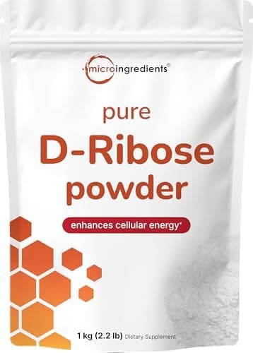 Pure D Ribose Powder, 1 KG (2.2 Pound & 200 Servings) - Hair…