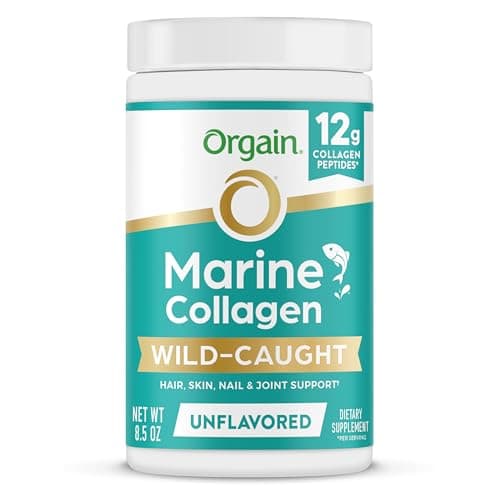 Orgain Wild-Caught Marine Collagen Peptides Powder for Women…