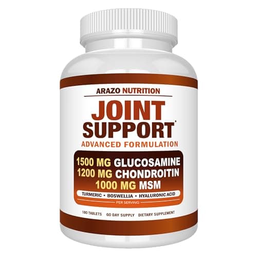 Arazo Nutrition Glucosamine Chondroitin Turmeric Msm Boswellia…