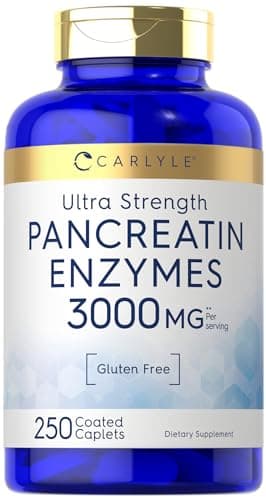 Carlyle Pancreatin Digestive Enzymes | 250 Caplets |…