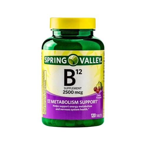 Vitamin B12 2500 mcg – 120 Quick-Dissolve Tablets Cherry…