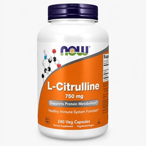 NOW Foods Supplements, L-Citrulline 750 mg, Supports Protein…