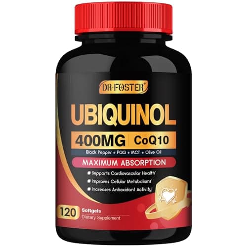 DRFOSTER Ubiquinol CoQ10 400mg Softgels