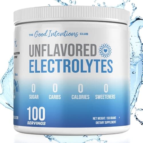 Unflavored Electrolytes - 100 Servings - Unflavored…