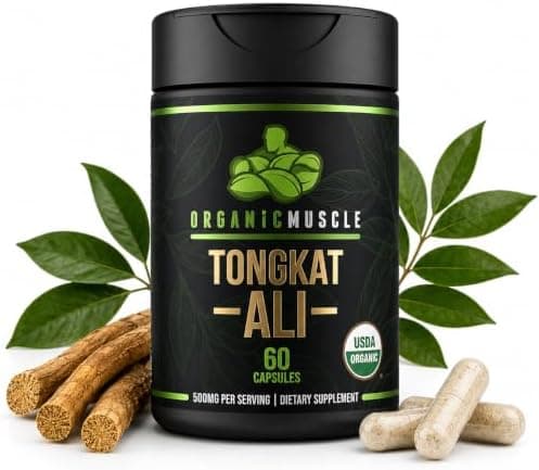Organic Muscle Tongkat Ali for Men 500mg
