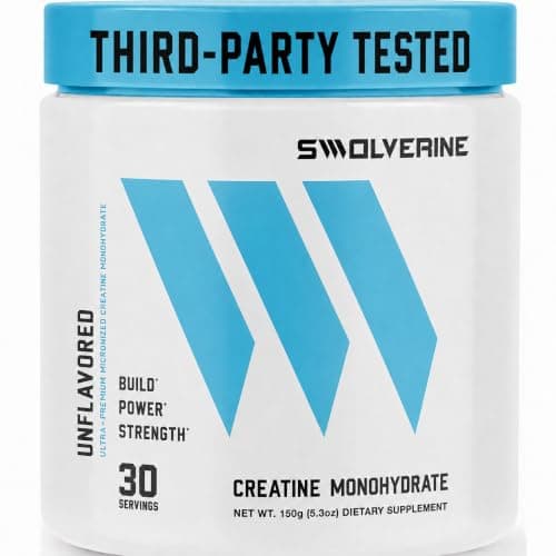 Swolverine Creatine Monohydrate Powder - 5g Micronized…
