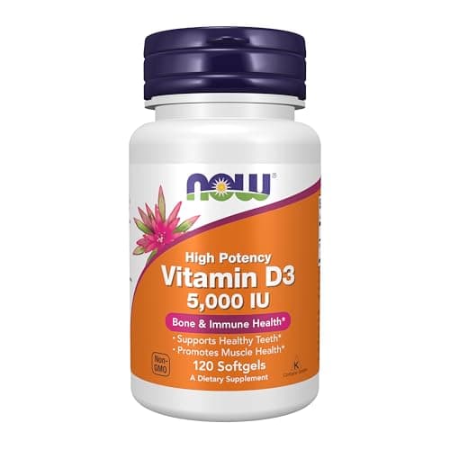 Supplements, Vitamin D-3 5,000 IU, High Potency, Structural…