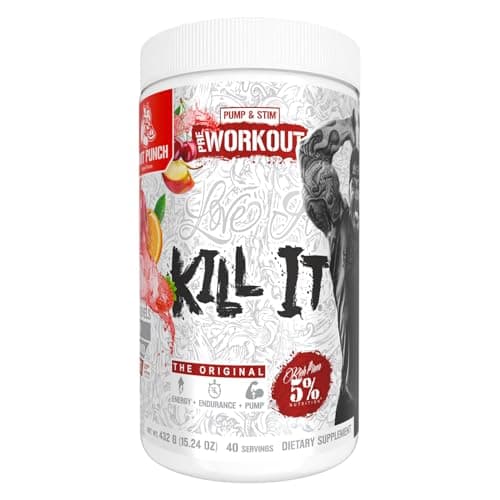 5% Nutrition Rich Piana Kill It Pre Workout Powder w/Creatine