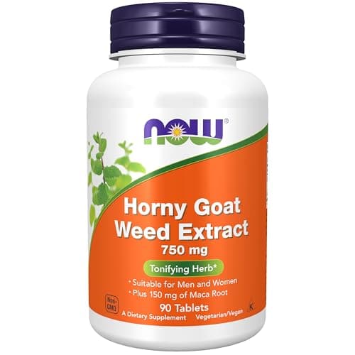 NOW Supplements, Horny Goat Weed Extract 750 mg Plus 150 mg…