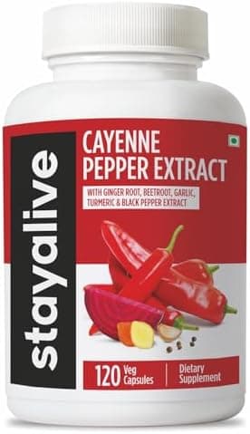 STAY ALIVE Cayenne Pepper Capsules