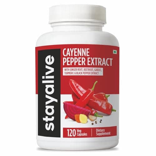STAY ALIVE Cayenne Pepper Capsules