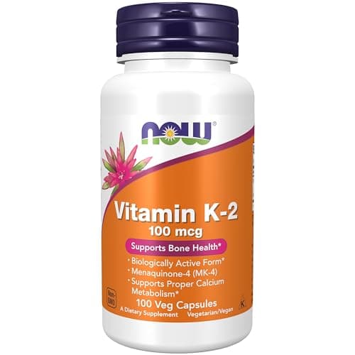 NOW Foods Supplements, Vitamin K-2 100 mcg, Menaquinone-4…
