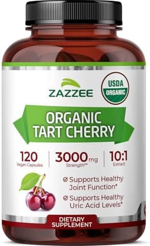 Zazzee USDA Organic Tart Cherry 10:1 Extract