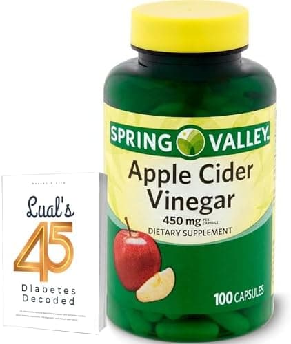 Apple Cider Vinegar 450mg. Spring Valley Apple Cider Vinegar…