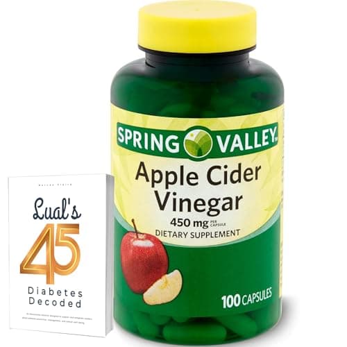 Apple Cider Vinegar 450mg. Spring Valley Apple Cider Vinegar…