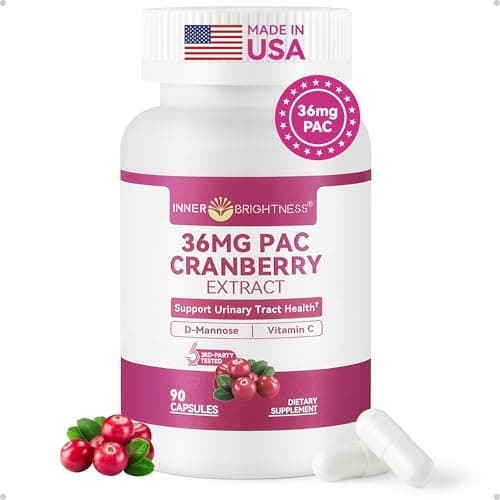 Cranberry Supplement 36 mg PAC with D-Mannose & Vitamin C