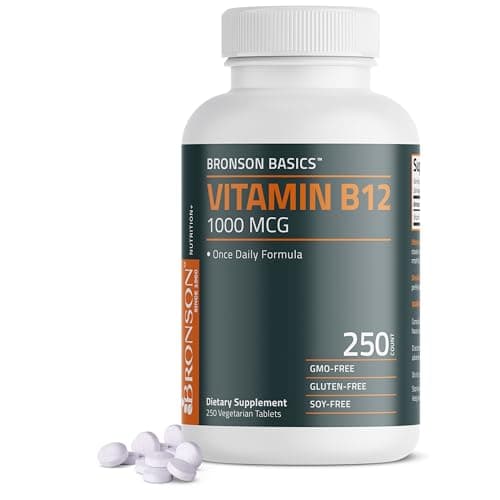 Bronson Vitamin B12 1000mcg Once Daily Formula Non-GMO
