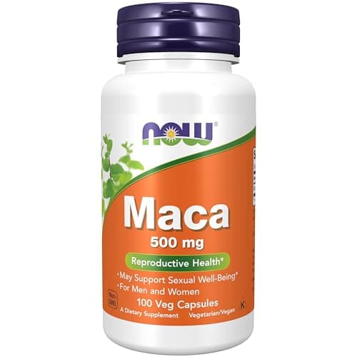 NOW Foods Supplements, Maca (Lepidium meyenii) 500 mg, For Men…