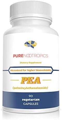 Pure Nootropics Palmitoylethanolamide (Micronized Pea) 400 mg