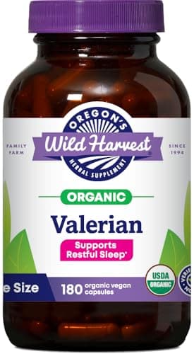 Oregon's Wild Harvest Non-GMO Organic Valerian Capsules Non…