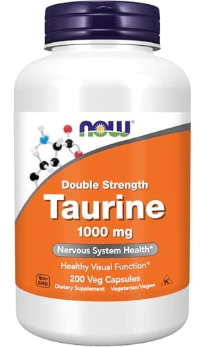 NOW Foods Supplements, Taurine 1,000 mg, Double Strength…