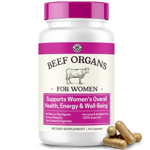 Beef Organ Supplement for Women, 60 Capsules