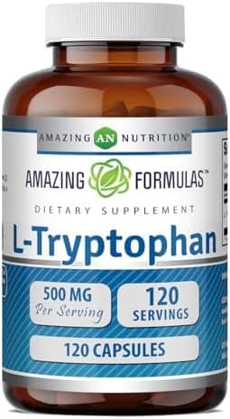 Amazing Formulas L-Tryptophan Amino Acid Supplement | 500 Mg…