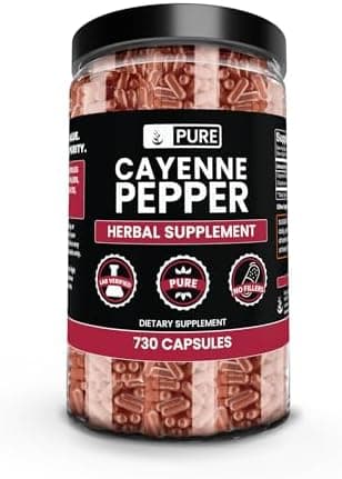 PURE ORIGINAL INGREDIENTS Cayenne Pepper (730 Capsules) No…