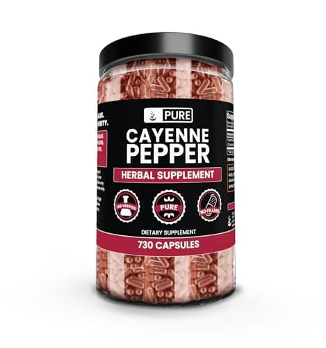 PURE ORIGINAL INGREDIENTS Cayenne Pepper (730 Capsules) No…