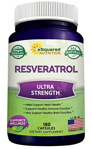100% Natural Resveratrol - 1000mg Per Serving Max Strength…