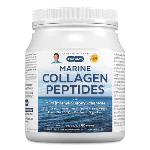 ANDREW LESSMAN Marine Collagen Peptides Powder and MSM 60…