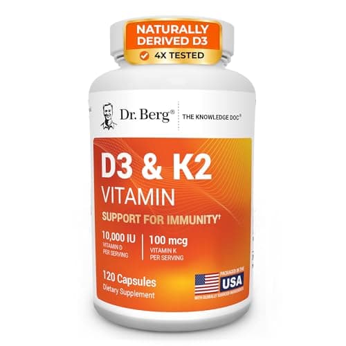 Dr. Berg Maximum Strength 7-in-1 Vitamin D3 K2 10