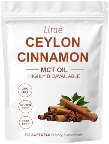LIRAE Ceylon Cinnamon SoftGels with MCT Oil