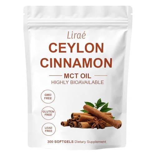 LIRAE Ceylon Cinnamon SoftGels with MCT Oil