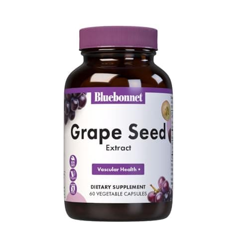 BlueBonnet Nutrition Grape Seed Extract, 60 Vegetable Capsules