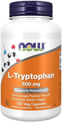 Now Foods L-tryptophan 500mg, Veg-Capsules, 240-Count
