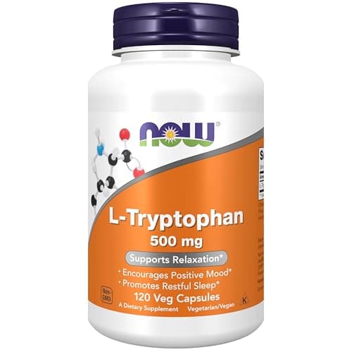 Now Foods L-tryptophan 500mg, Veg-Capsules, 240-Count