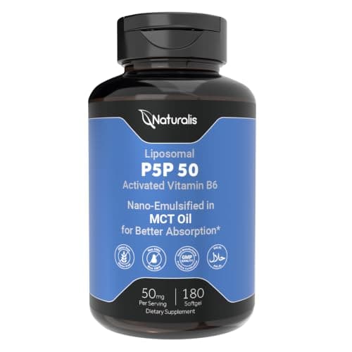 Naturalis Liposomal P-5-P 50mg Activated Vitamin B6…