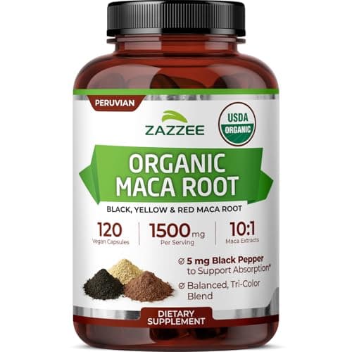 Zazzee USDA Organic Maca Root 10:1 Extract