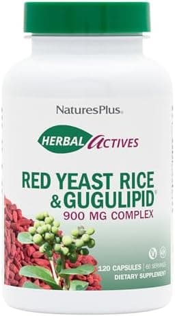 NaturesPlus Herbal Actives Red Yeast Rice & Gugulipid - 120…